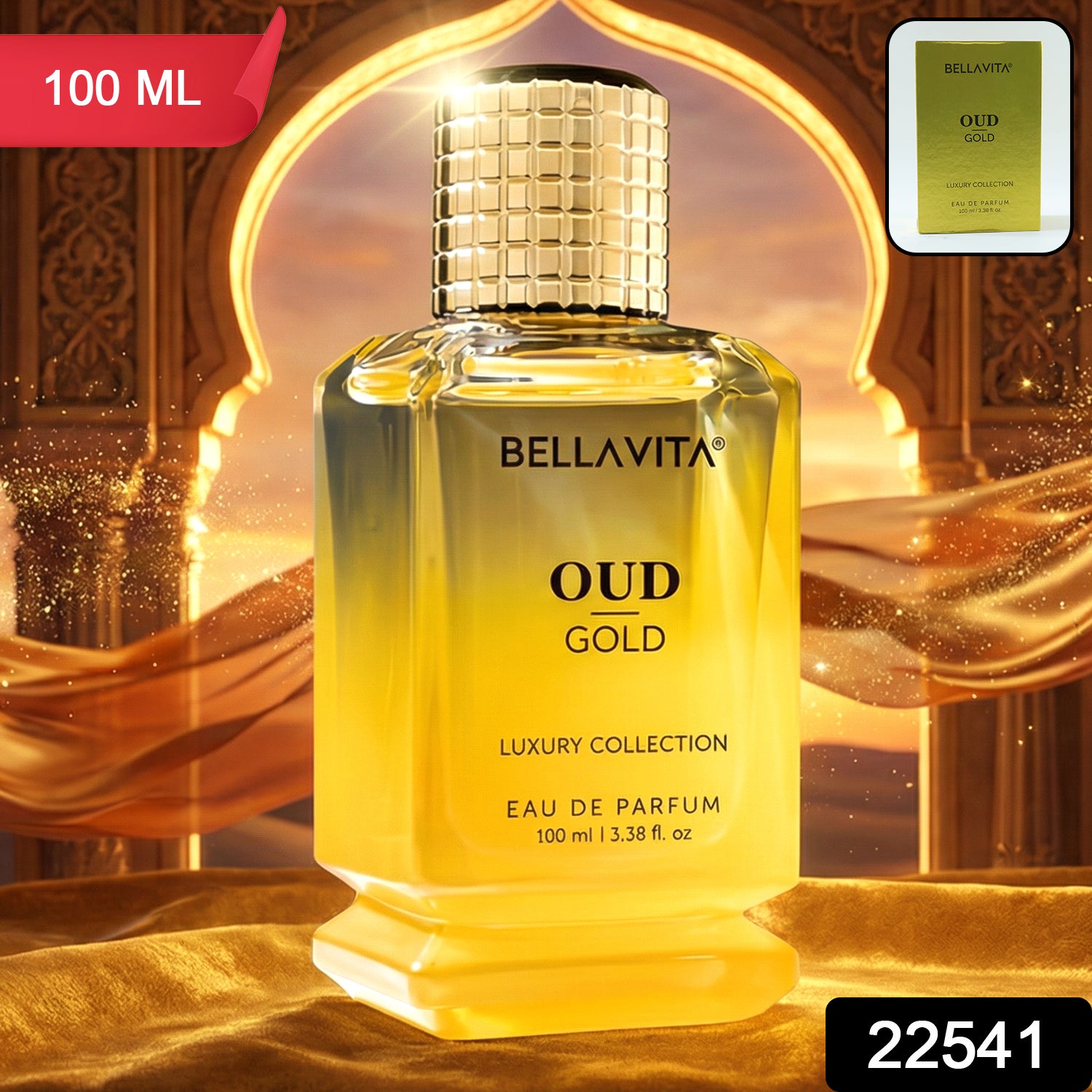 Bellavita Premium Oud Gold Luxury Collection Eau De Perfume 100 Ml