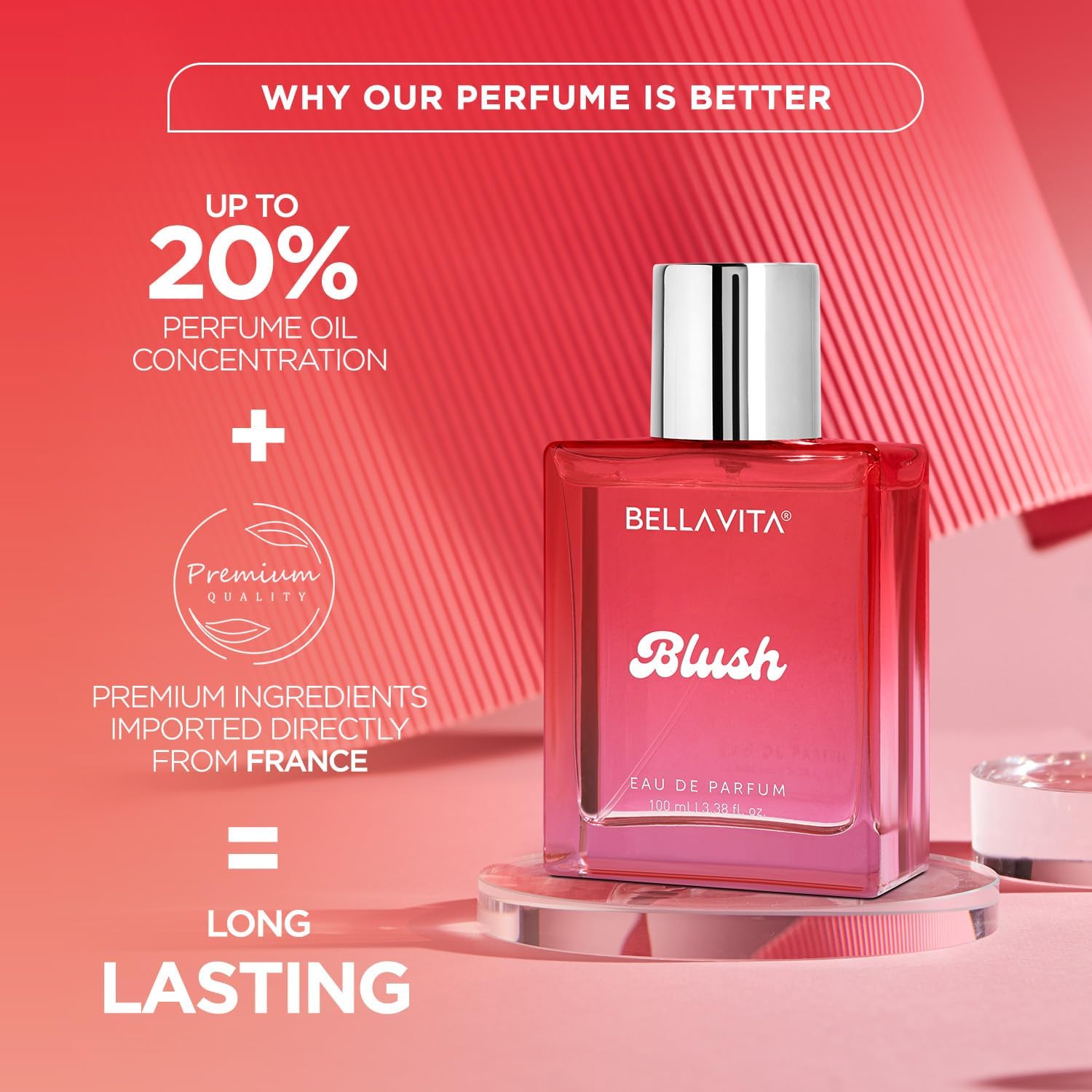 Bellavita Premium Blush Eau De Perfume 100 Ml