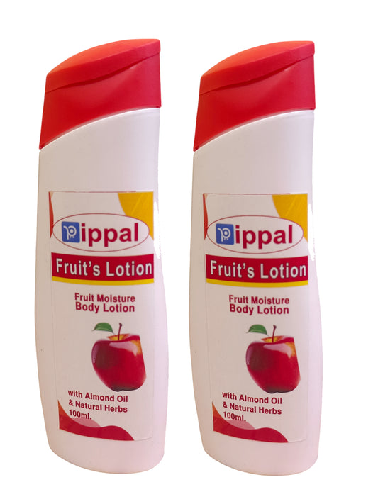 Pippal Fruit Ultra Smooth Skin Nourishing Body Lotion (100 ml) Pack of 2 (200 ml)