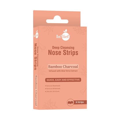 Inlief Bamboo Charcoal Deep Cleansing Nose (8 Strips)