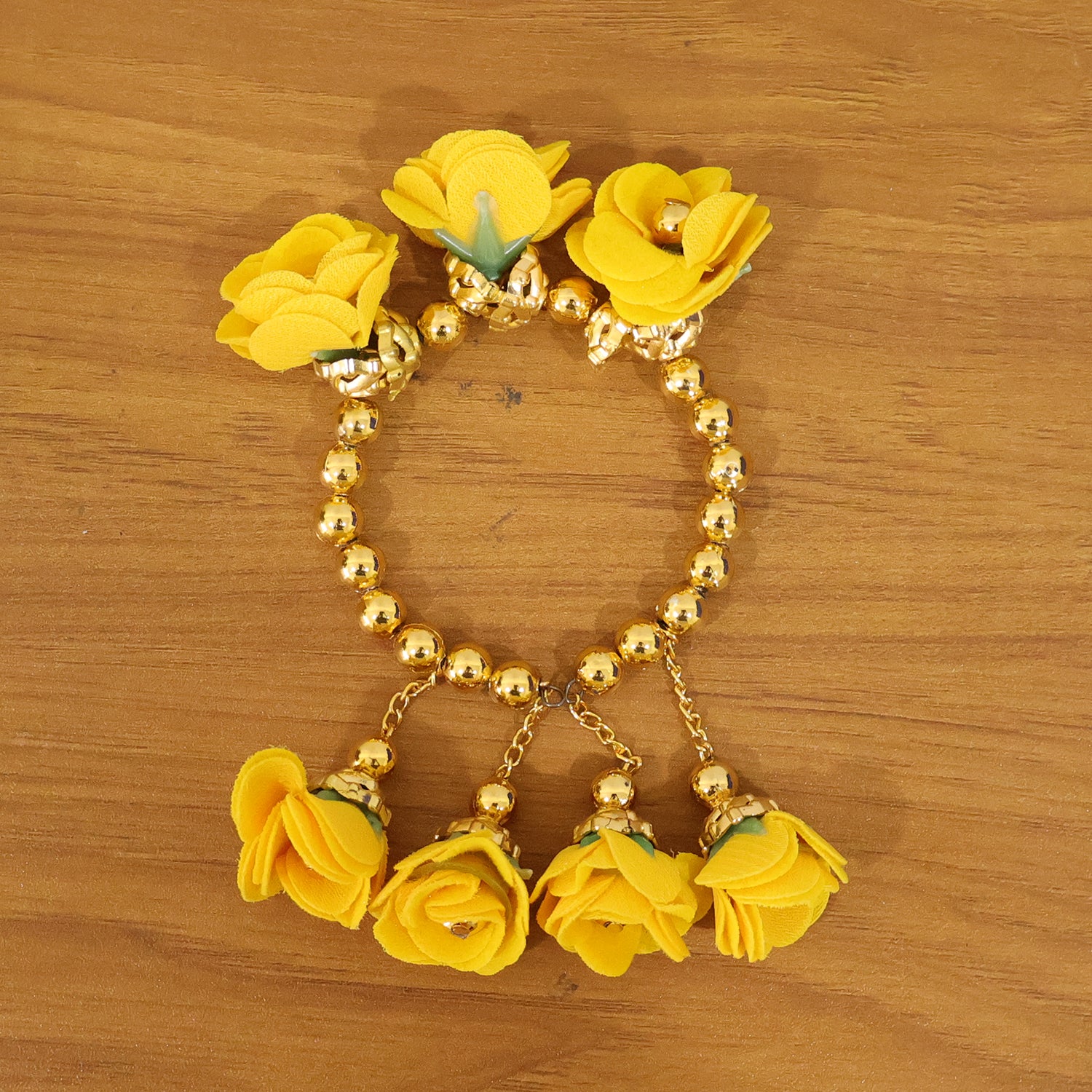 Traditional Pooja Wrist Ornament Haldi Kada Bracelet (1 Pc)