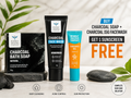 1 Charcoal Activated Soap + 15g Charcoal Facewash get 1 15g Sunscreen for Free