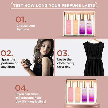 Bellavita Luxury Women Eau De Parfum Gift Set (4 Pc 20 Ml Each)