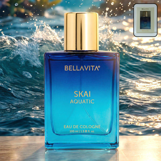 Bellavita Premium Skai Aquatic Eau De Cologne Perfume 100 Ml