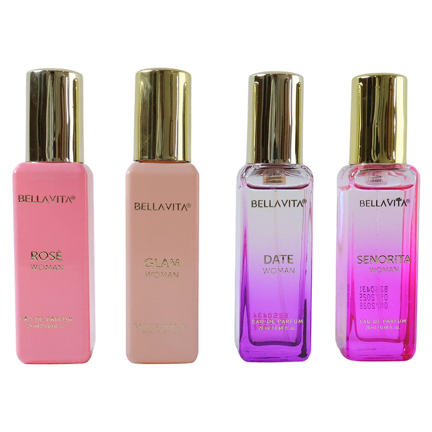 Bellavita Luxury Women Eau De Parfum Gift Set (4 Pc 20 Ml Each)