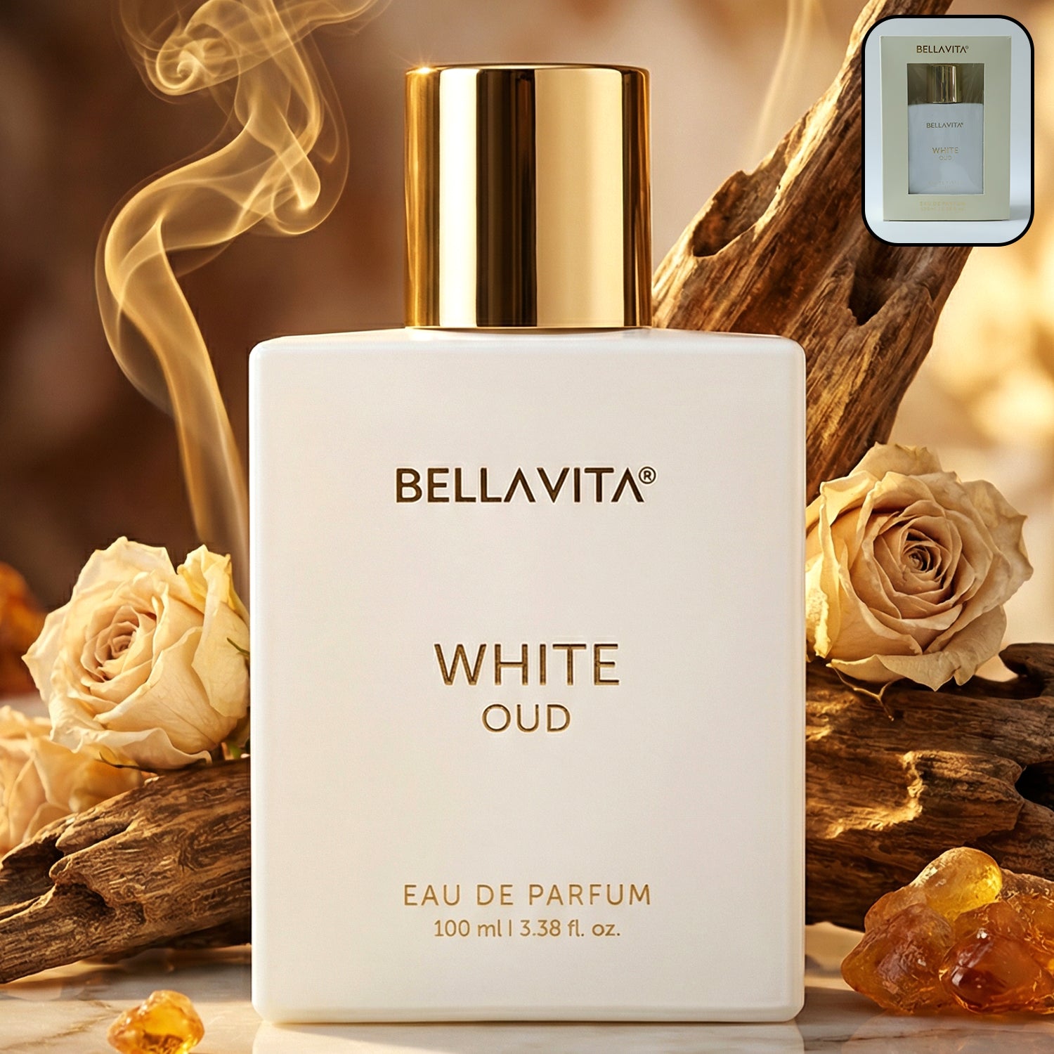 Bellavita Premium White Oud Eau De Perfume 100 Ml