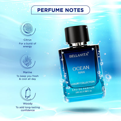 Bellavita Premium Ocean Man Eau De Perfume 100 Ml