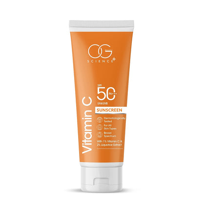 Og Beauty Vitamin C Sunscreen Spf 50 Pa+++ - (1 Pc  50ml)