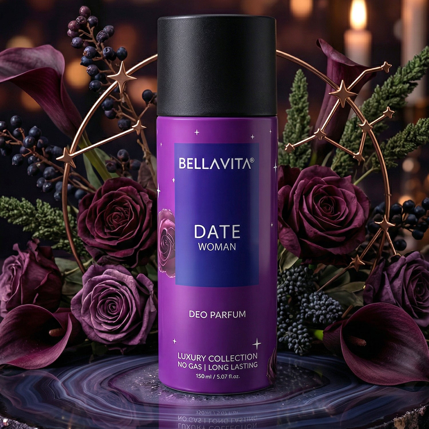 Bellavita Date Woman Deo Perfume Body Spray 150 Ml