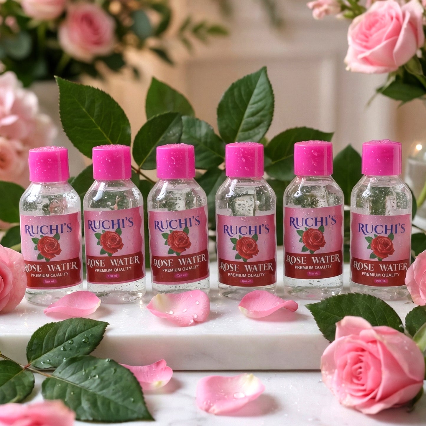 Premium Rose Water Face Cleanser (6 Pc 100 Ml Each)