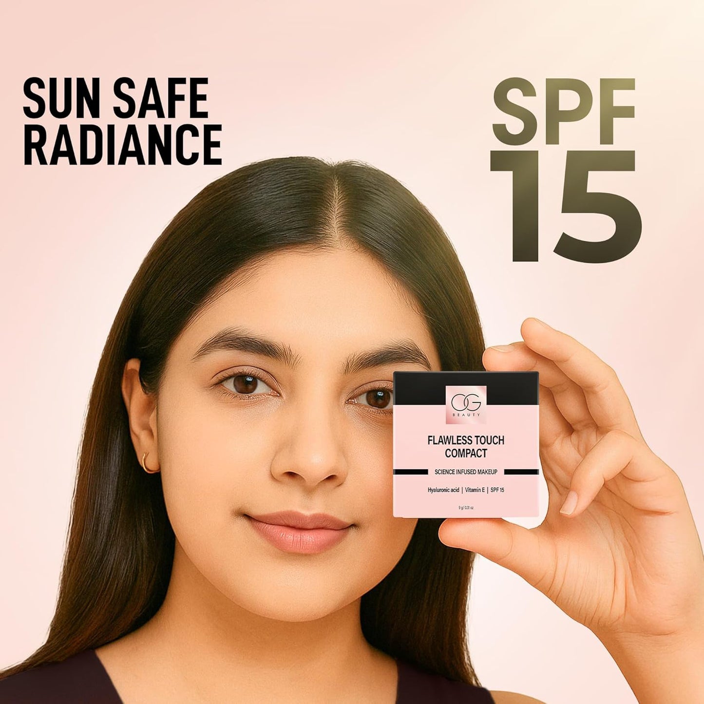Og Beauty Biscotti Flawless Touch Compact Powder (9 Gm  1 Pc)