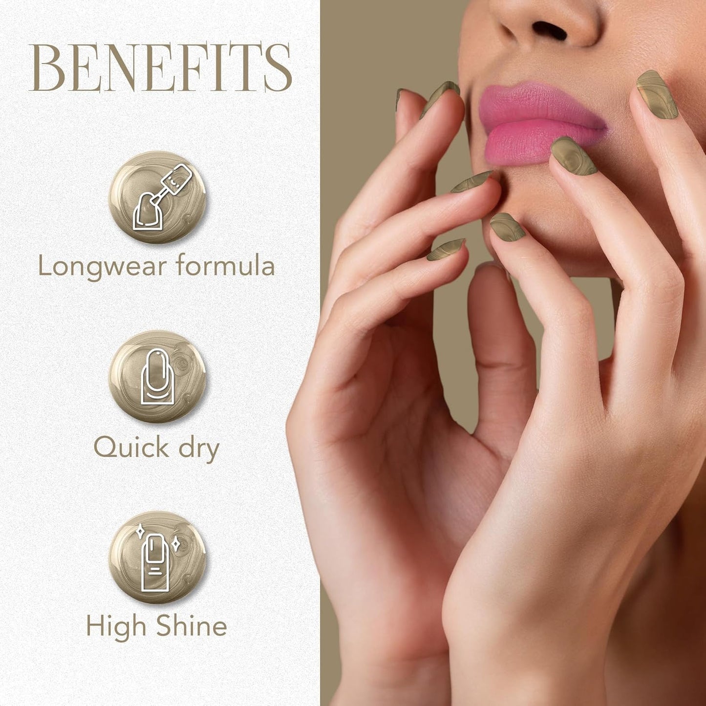 Og Beauty Premium Canvas Gold Metallica Nail Polish (1 Pc  10 Ml)