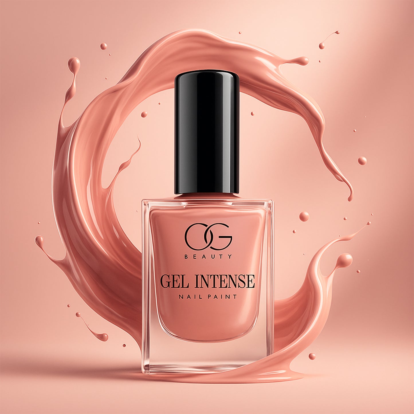 Og Beauty Pastel Peach Gel Intense Nail Polish (1 Pc  10 Ml)