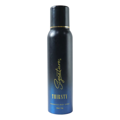 Signature Premium Thirsty Fragrance Body Spray For Men 150 Ml