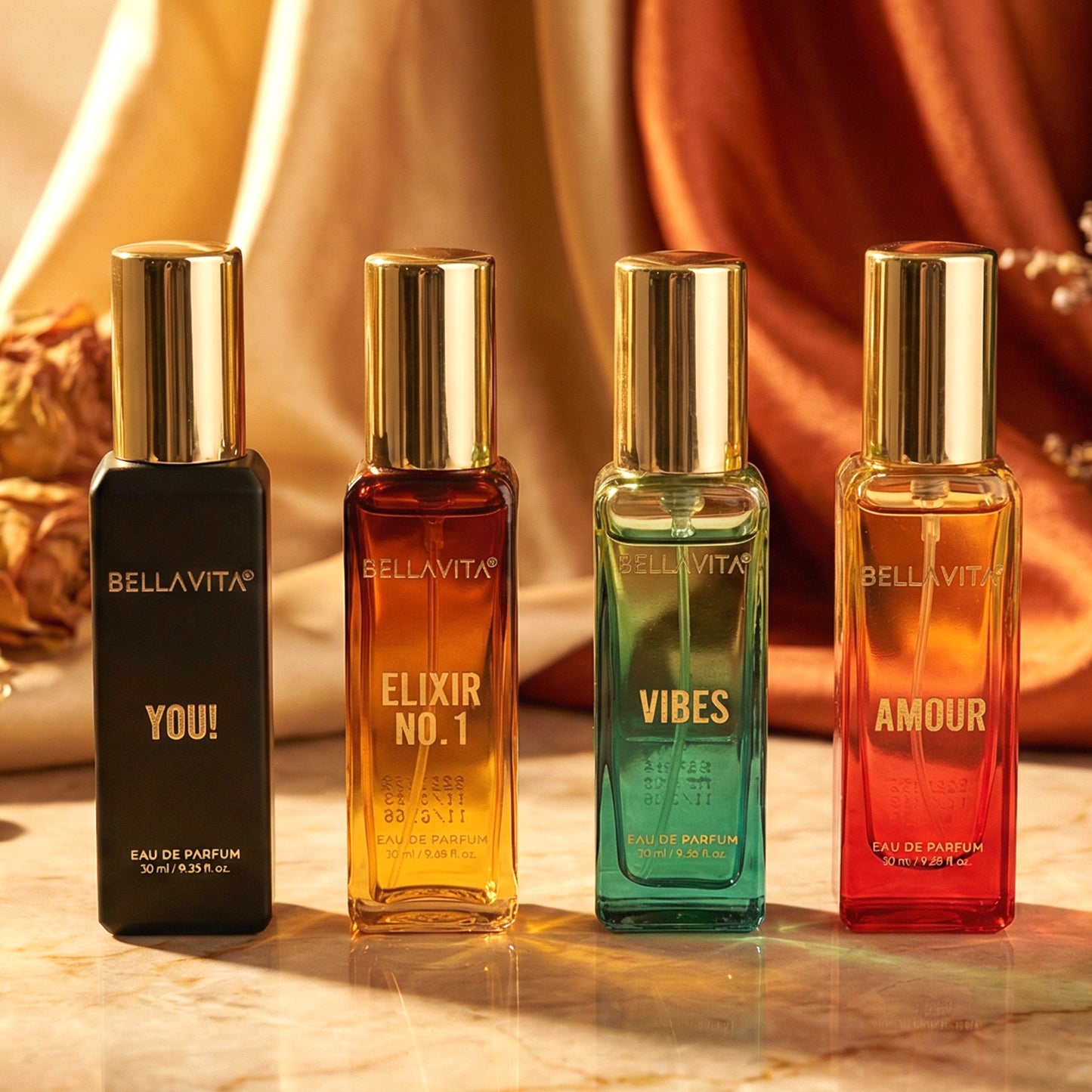 Bellavita Premium All Star Perfume Gift Set (4 Pc 20 Ml Each)