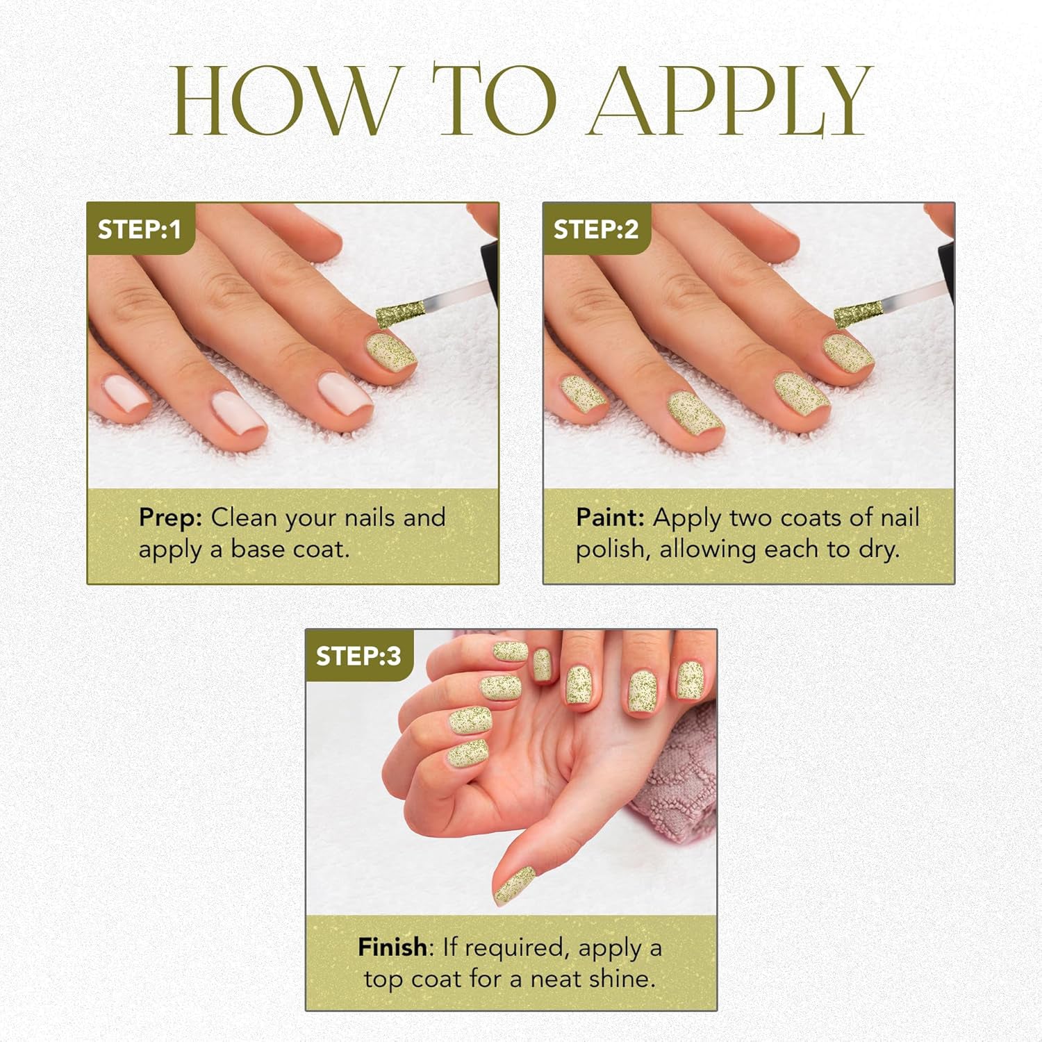 Og Beauty Sunshine Gold Starlet Glitter Nail Paint (10 Ml  1 Pc)