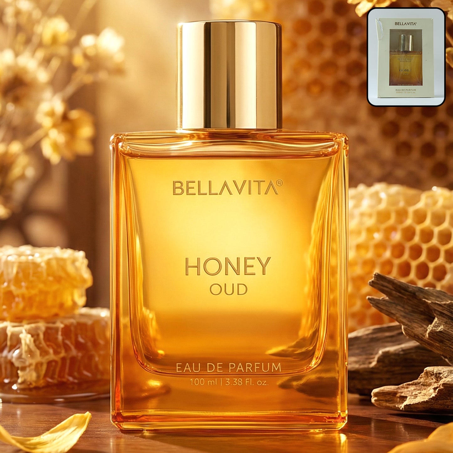 Bellavita Premium Honey Oud Perfume 100 Ml